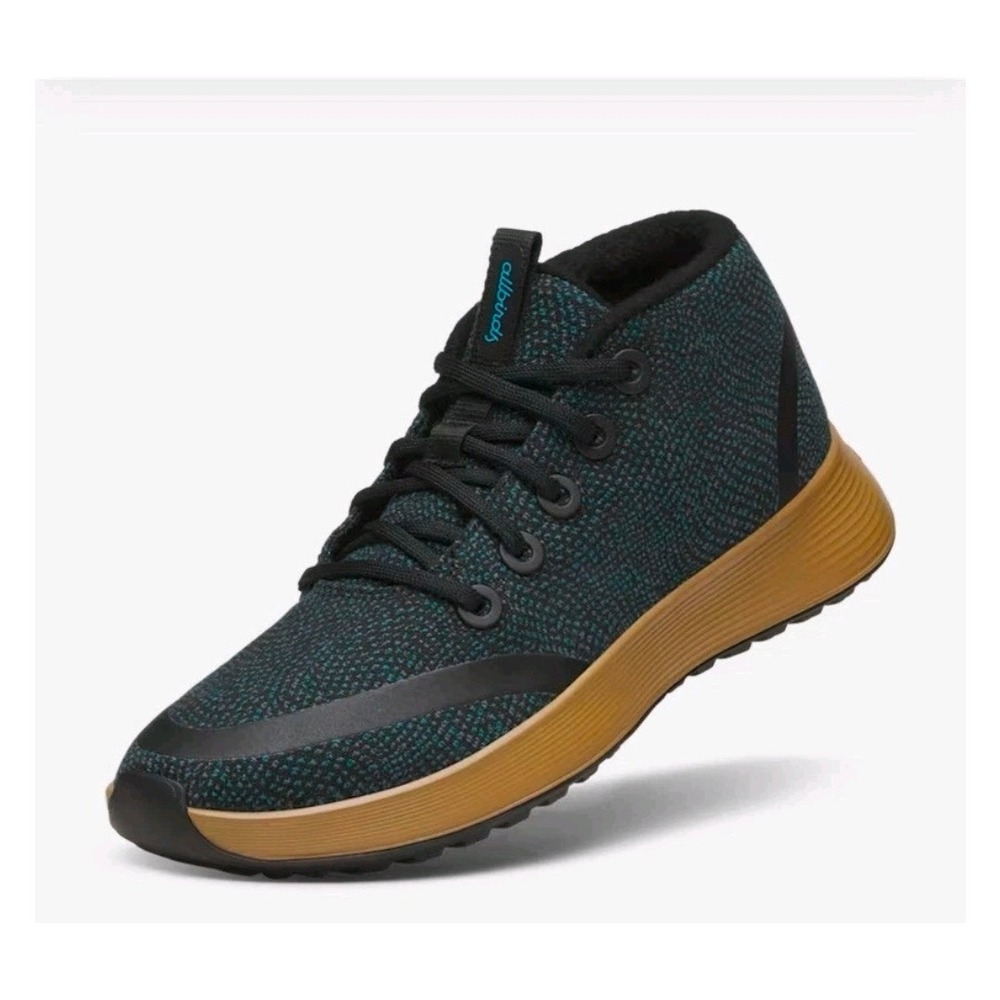 Allbirds Men's Wool Runner Up Protect Water Repel Shoes Black/Multi 10 NEW! $135